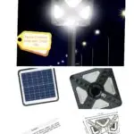 Farola solar LED de 3 m con panel y sensores. Xanquímicos suministran mobiliario urbano a medida